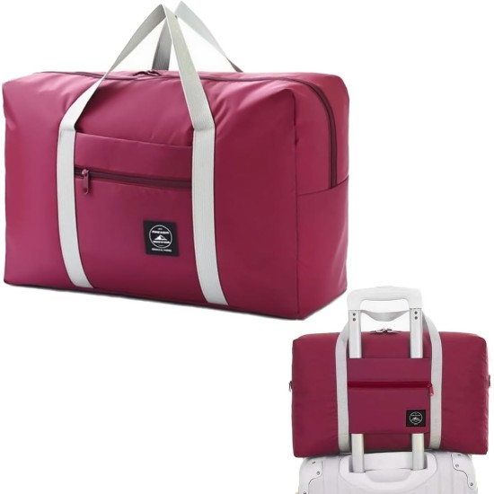 Large Capacity Travel Bag,Oxford Storage Bag, Clothing Storage Bag, Home and Travel, Multifunctional Sports Shoulder Bag (Magenta, Large) Large Capacity Travel Bag,Oxford Storage Bag, Clothing Storage Bag, Home and Travel, Multifunctional Sports Shoulder Bag (Magenta, Large)