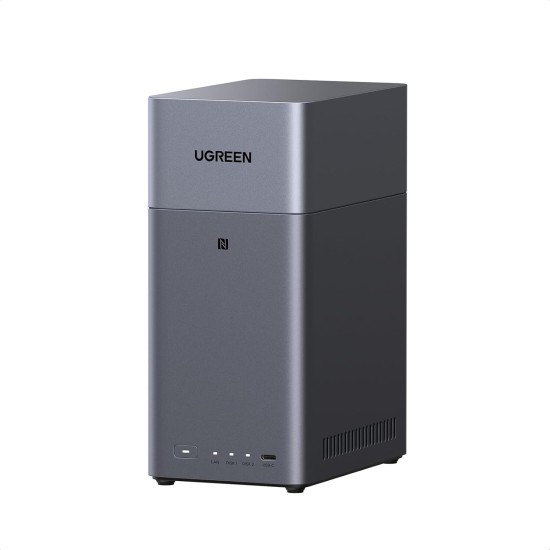 UGREEN NAS DH2300 2-Bay Desktop NASync, Support Capacity 60TB (Diskless), Remote Access, AI Photo Album, Beginner Friendly System, 4GB on Board RAM,1GbE, 4K HDMI, Network Attached Storage(Diskless) UGREEN NAS DH2300 2-Bay Desktop NASync, Support Capacity 60TB (Diskless), Remote Access, AI Photo Album, Beginner Friendly System, 4GB on Board RAM,1GbE, 4K HDMI, Network Attached Storage(Diskless)