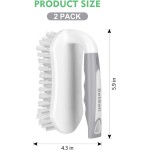 SetSail Scrub Brush, Heavy-Duty Scrub Brushes for Cleaning with Stiff Bristles Cleaning Brush for Shower, Bathroom, Carpet, Kitchen and Bathtub Scrubber - 2 Pack SetSail Scrub Brush, Heavy-Duty Scrub Brushes for Cleaning with Stiff Bristles Cleaning Brush for Shower, Bathroom, Carpet, Kitchen and Bathtub Scrubber - 2 Pack