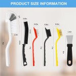 11Pcs Crevice Cleaning Brush Set, Hard Bristle Cleaning Supplies for Kitchen, Bathroom, Corner, Grout, Sink, Cup, Teapot, Bottle, Blender 11Pcs Crevice Cleaning Brush Set, Hard Bristle Cleaning Supplies for Kitchen, Bathroom, Corner, Grout, Sink, Cup, Teapot, Bottle, Blender