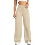 Straight Leg Jeans for Women,High Waisted Wide Leg Loose Stretchy Boyfriend Denim Pants Baggy Jeans for Women Straight Leg Jeans for Women,High Waisted Wide Leg Loose Stretchy Boyfriend Denim Pants Baggy Jeans for Women