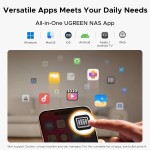 UGREEN NAS DH2300 2-Bay Desktop NASync, Support Capacity 60TB (Diskless), Remote Access, AI Photo Album, Beginner Friendly System, 4GB on Board RAM,1GbE, 4K HDMI, Network Attached Storage(Diskless) UGREEN NAS DH2300 2-Bay Desktop NASync, Support Capacity 60TB (Diskless), Remote Access, AI Photo Album, Beginner Friendly System, 4GB on Board RAM,1GbE, 4K HDMI, Network Attached Storage(Diskless)