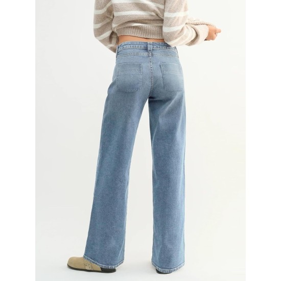 EMMIOL Baggy Jeans Women Straight Leg Mid Rise Boyfriend Wide Leg High Waisted Cute Trendy Y2K Loose Fit Pants Stretchy EMMIOL Baggy Jeans Women Straight Leg Mid Rise Boyfriend Wide Leg High Waisted Cute Trendy Y2K Loose Fit Pants Stretchy