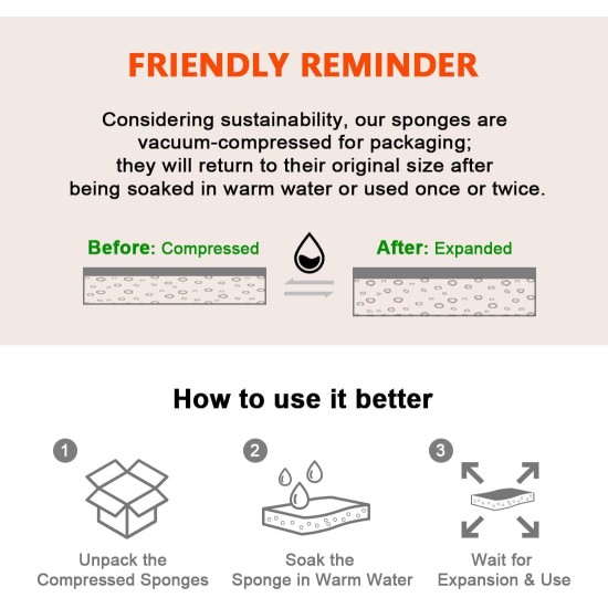 AIDEA Non Scratch Scrub Sponge, 24Count, Sponges for Dishes, Sponges Kitchen, Cleaning Sponge, Cleans Fast Without Scratching, Stands Up to Stuck-on Grime, Cleaning Power for Everyday Jobs AIDEA Non Scratch Scrub Sponge, 24Count, Sponges for Dishes, Sponges Kitchen, Cleaning Sponge, Cleans Fast Without Scratching, Stands Up to Stuck-on Grime, Cleaning Power for Everyday Jobs