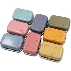 8Pcs Mini Flower Tin Trinket Jewelry Organizer Storage Box Decorative Boxes Small Metal Tins with Hinged Lids Portable Box Containers Small Storage Kit (Vintage Dessert) 8Pcs Mini Flower Tin Trinket Jewelry Organizer Storage Box Decorative Boxes Small Metal Tins with Hinged Lids Portable Box Containers Small Storage Kit (Vintage Dessert)