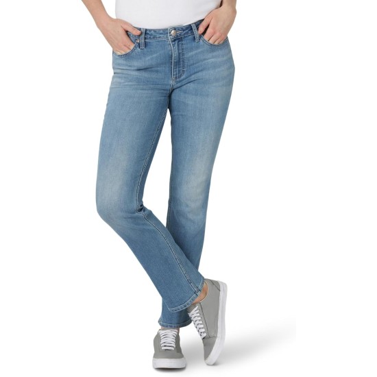 Lee Women's Legendary Mid Rise Straight Leg Jean