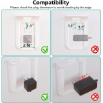 WALI Outlet Shelf Wall Holder, Bathroom Shelf up to 10lbs Standard Vertical Duplex Wall Organizer for Smart Home Decor Space Saving Power Tools, Toothbrush (OLS001-W), 1 Pack, White WALI Outlet Shelf Wall Holder, Bathroom Shelf up to 10lbs Standard Vertical Duplex Wall Organizer for Smart Home Decor Space Saving Power Tools, Toothbrush (OLS001-W), 1 Pack, White