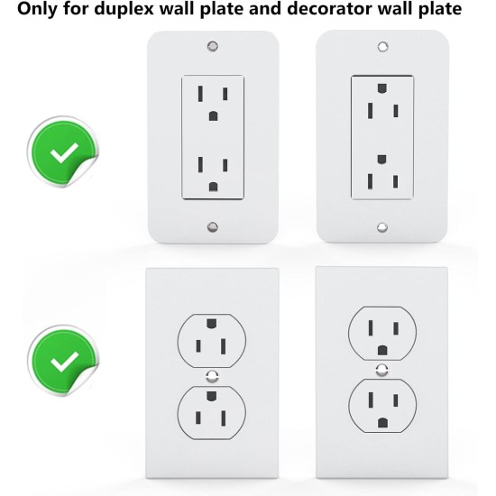 WALI Outlet Shelf Wall Holder, Bathroom Shelf up to 10lbs Standard Vertical Duplex Wall Organizer for Smart Home Decor Space Saving Power Tools, Toothbrush (OLS001-W), 1 Pack, White WALI Outlet Shelf Wall Holder, Bathroom Shelf up to 10lbs Standard Vertical Duplex Wall Organizer for Smart Home Decor Space Saving Power Tools, Toothbrush (OLS001-W), 1 Pack, White