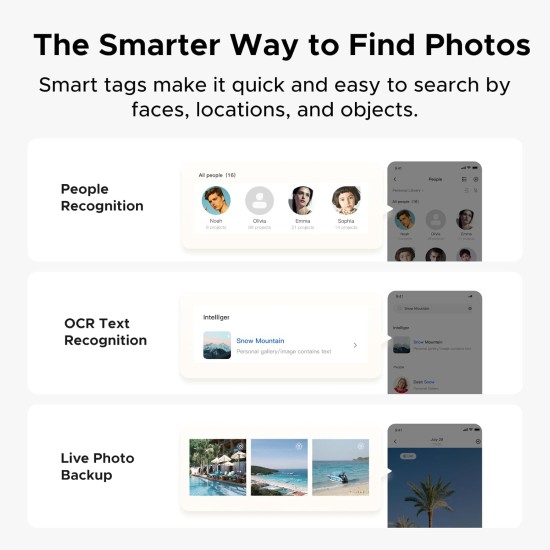 UGREEN NAS DH2300 2-Bay Desktop NASync, Support Capacity 60TB (Diskless), Remote Access, AI Photo Album, Beginner Friendly System, 4GB on Board RAM,1GbE, 4K HDMI, Network Attached Storage(Diskless) UGREEN NAS DH2300 2-Bay Desktop NASync, Support Capacity 60TB (Diskless), Remote Access, AI Photo Album, Beginner Friendly System, 4GB on Board RAM,1GbE, 4K HDMI, Network Attached Storage(Diskless)