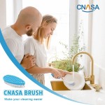 6 Pack Household Deep Cleaning Set - Kitchen, Bathroom & Floor Cleaning Brushes, Includes Scrub, Dish, Bottle, Grout, Crevice & Shoe Brushes