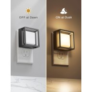 DORESshop LED Night Light, Night Lights Plug Into Wall [2 Pack] with Dusk-to-Dawn Sensor, Dimmable Nightlights, Adjustable Brightness for Bathroom, Hallway, Bedroom,Kids Room,Stairway,Soft White