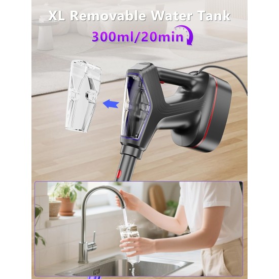 Steam Mop for Floor Cleaning, Heavy Duty All-in-One Steam Cleaner for Home with Detachable Handheld Steamer, for Hardwood, Tile, Walls, Grout, Windows, Furniture and Decks Steam Mop for Floor Cleaning, Heavy Duty All-in-One Steam Cleaner for Home with Detachable Handheld Steamer, for Hardwood, Tile, Walls, Grout, Windows, Furniture and Decks