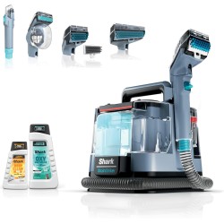 Shark StainStriker Portable Carpet Upholstery & Area Rug Cleaner, Stain & Odor Remover, Perfect for Car Interiors, Nordic Blue, PX202BRN