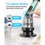 Electric Spin Scrubber for Cleaning Bathroom: Cordless Power Shower Scrubber - Electric Cleaning Brush for Tile Tub
