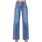 Astylish Women's High Waisted Wide Leg Straight Jeans Astylish Women's High Waisted Wide Leg Straight Jeans