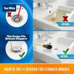 FlexiSnake Drain Weasel Sink Snake Hair Clog Remover Tool, Pipe, Bathroom, Bathtub Cleaner, 18-inch, Made in the USA, 5 Wands and Removable Handle FlexiSnake Drain Weasel Sink Snake Hair Clog Remover Tool, Pipe, Bathroom, Bathtub Cleaner, 18-inch, Made in the USA, 5 Wands and Removable Handle