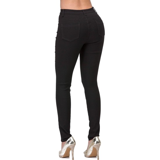 High Waisted-Rise Colored Stretch Skinny Destroyed Ripped Distressed Jeans for Women Olive Mustard RED High Waisted-Rise Colored Stretch Skinny Destroyed Ripped Distressed Jeans for Women Olive Mustard RED