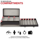 Stock Your Home Mens Valet Tray, Men's Jewelry Box, Night Stand Organizers and Storage, Bedside Table Organizer, Watch Box for Dresser, Faux Leather (Black & Gray) Stock Your Home Mens Valet Tray, Men's Jewelry Box, Night Stand Organizers and Storage, Bedside Table Organizer, Watch Box for Dresser, Faux Leather (Black & Gray)