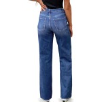 Women's High Waisted Straight Leg Jeans Stretchy Wide Leg Bootcut Denim Pants 2025 Trendy Women's High Waisted Straight Leg Jeans Stretchy Wide Leg Bootcut Denim Pants 2025 Trendy