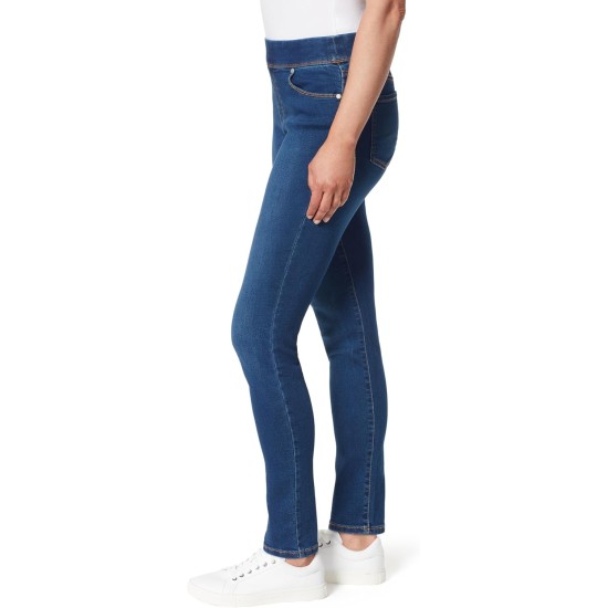 Gloria Vanderbilt Womens Amanda Pull on High Rise Jean Standard