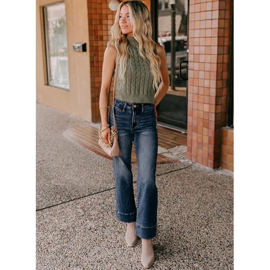 SHEWIN Women Wide Leg Jeans High Waisted Stretch Denim Pants Inseam 25-26 inch SHEWIN Women Wide Leg Jeans High Waisted Stretch Denim Pants Inseam 25-26 inch