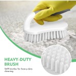 SetSail Scrub Brush, Heavy-Duty Scrub Brushes for Cleaning with Stiff Bristles Cleaning Brush for Shower, Bathroom, Carpet, Kitchen and Bathtub Scrubber - 2 Pack SetSail Scrub Brush, Heavy-Duty Scrub Brushes for Cleaning with Stiff Bristles Cleaning Brush for Shower, Bathroom, Carpet, Kitchen and Bathtub Scrubber - 2 Pack