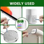 Shower Head Cleaner Tool Set, Multi-Size Shower Head Cleaning Brush for Small Hole Anti-Clogging Nozzle with Storage Boxes, Picks Fitting Nozzle Unclogger for Household Bathroom (30 Pcs)