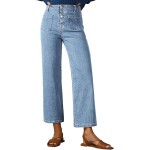 Sidefeel Women's Wide Leg Jeans High Waisted Zimbaplatinum Stretchy Straight Leg Jeans Buttoned Loose Denim Pants with Pocket Sidefeel Women's Wide Leg Jeans High Waisted Zimbaplatinum Stretchy Straight Leg Jeans Buttoned Loose Denim Pants with Pocket