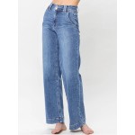 Astylish Women's High Waisted Wide Leg Straight Jeans Astylish Women's High Waisted Wide Leg Straight Jeans