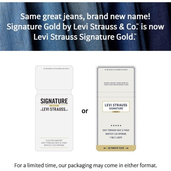 Levi Strauss Signature Gold Women's Modern Bootcut Jean Pants Mid-Rise Stretch Denim (Also Available in Plus)