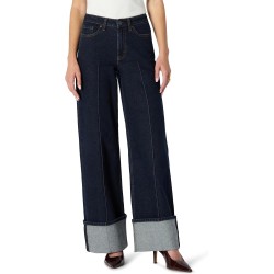 Amazon Essentials (Demi's Pick) Women's High-Rise Wide Leg Cuffed Jean