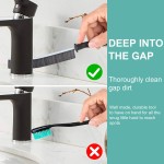 Crevice Cleaning Brush，Hard-Bristled Grout Brush，2026 New Multifunctional Gap Cleaning Brush Tool，Dead Corners Brushes for Bathroom Kitchen Tiles Window Door Slots，3pcs