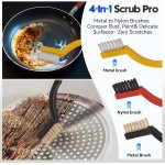 Window Track Cleaner Tools Set, 14 PCS Window Groove Cleaning Brush Kit for Sliding Door, Sill, Tile Lines, Shutter, Car Vents, Keyboard