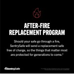 SentrySafe Fireproof Safe Box with Key Lock, Chest Safe with Carrying Handle to Secure Money, Jewelry, Documents, 0.25 Cubic Feet, 6.3 x 15.3 x 12.1 Inches, 1160