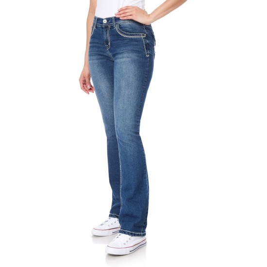 WallFlower Women's Legendary Bootcut Mid-Rise Insta Stretch Juniors Jeans (Standard and Plus), Size 0 to 24 WallFlower Women's Legendary Bootcut Mid-Rise Insta Stretch Juniors Jeans (Standard and Plus), Size 0 to 24