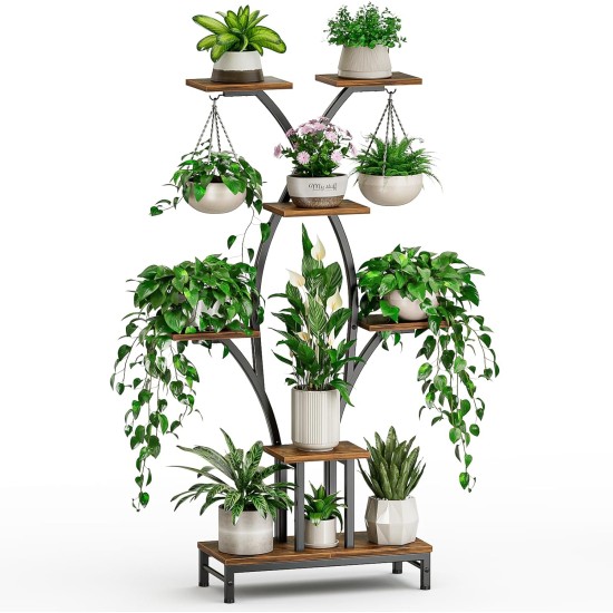 Plant Stand Indoor with Grow Lights - 7 Tiered Metal Corner Shelf for Multiple Plants, 63" Corner Plant Stand for Indoor Plants, X-Shaped Plant Rack for Home, Living Room, Office & Patio Decor Plant Stand Indoor with Grow Lights - 7 Tiered Metal Corner Shelf for Multiple Plants, 63" Corner Plant Stand for Indoor Plants, X-Shaped Plant Rack for Home, Living Room, Office & Patio Decor
