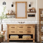 QEEIG ‎Bathroom Shelves Over Toilet - Paper Storage Wall Mounted Farmhouse Decor Decorations Aesthetic Décor Sign Small Floating Shelf 2+1 Set 16 inch, Rustic Brown (020BN)