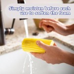 Scrub Daddy Damp Duster, Multipurpose Dusters for Cleaning - Wooden & Venetian Blind Cleaner Tool, Ridged Wet Dust Sponge for Skirting Board, Radiator, Blinds & Mirrors, Home Cleaning Products, Pink