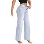 Shaping Wide Leg Baggy Jeans for Women Stretchy Mid Low Waisted Butts Lifting Cute Jeans Trendy BBL Distressed Jean Shaping Wide Leg Baggy Jeans for Women Stretchy Mid Low Waisted Butts Lifting Cute Jeans Trendy BBL Distressed Jean