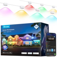 Govee Permanent Outdoor Lights Pro, 200ft with 120 RGBIC LED Lights for Daily and Accent Lighting, 75 Scene Modes for Outdoor Decor, IP67 Waterproof, Works with Alexa, Google Assistant, Matter, White