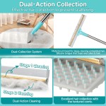 Carpet Rake for Pet Hair Removal Tool, Reusable Pet Hair Remover Broom, Dog&Cat Hair Remover Scraper Rake with 54” Adjustable Long Handle, 3 Pcs Carpet Brush Rake for Rugs, Mats, Couch, Furniture Carpet Rake for Pet Hair Removal Tool, Reusable Pet Hair Remover Broom, Dog&Cat Hair Remover Scraper Rake with 54” Adjustable Long Handle, 3 Pcs Carpet Brush Rake for Rugs, Mats, Couch, Furniture