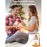 Candle Warmer Lamp with Timer, Dimmable Candle Warmer for Home Decor, Birthday Gifts for Women, Adjustable Height Wax Melt Warmer with 2 Bulbs Candle Warmer Lamp with Timer, Dimmable Candle Warmer for Home Decor, Birthday Gifts for Women, Adjustable Height Wax Melt Warmer with 2 Bulbs