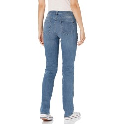 Amazon Essentials Women's Mid Rise Slim Straight Jean Amazon Essentials Women's Mid Rise Slim Straight Jean