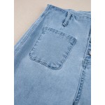 Sidefeel Women's Wide Leg Jeans High Waisted Zimbaplatinum Stretchy Straight Leg Jeans Buttoned Loose Denim Pants with Pocket Sidefeel Women's Wide Leg Jeans High Waisted Zimbaplatinum Stretchy Straight Leg Jeans Buttoned Loose Denim Pants with Pocket