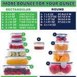 RockBerry 50 Pcs Large Food Storage Containers with Lids Airtight-85 OZ to small Containers-Total 526OZ Stackable Kitchen Set -BPA Free Leak proof containers- Freezer Microwave safe RockBerry 50 Pcs Large Food Storage Containers with Lids Airtight-85 OZ to small Containers-Total 526OZ Stackable Kitchen Set -BPA Free Leak proof containers- Freezer Microwave safe