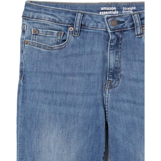 Amazon Essentials Women's Mid Rise Slim Straight Jean Amazon Essentials Women's Mid Rise Slim Straight Jean