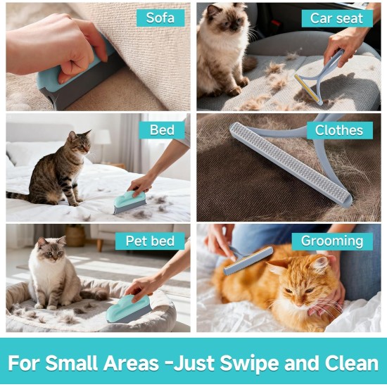 Carpet Rake for Pet Hair Removal Tool, Reusable Pet Hair Remover Broom, Dog&Cat Hair Remover Scraper Rake with 54” Adjustable Long Handle, 3 Pcs Carpet Brush Rake for Rugs, Mats, Couch, Furniture Carpet Rake for Pet Hair Removal Tool, Reusable Pet Hair Remover Broom, Dog&Cat Hair Remover Scraper Rake with 54” Adjustable Long Handle, 3 Pcs Carpet Brush Rake for Rugs, Mats, Couch, Furniture