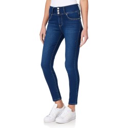 WallFlower Women's Juniors Instasoft High-Rise Sassy Skinny Jeans (Standard and Plus)