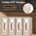 4 Pack Foldable Bed Sheets Set Organizers and Storage(King & Queen Size),Linen Fabric Closet Organizers with Window,Folding Bedding Storage Box for Bedsheets and Pillow Cube Organizer-Beige 4 Pack Foldable Bed Sheets Set Organizers and Storage(King & Queen Size),Linen Fabric Closet Organizers with Window,Folding Bedding Storage Box for Bedsheets and Pillow Cube Organizer-Beige