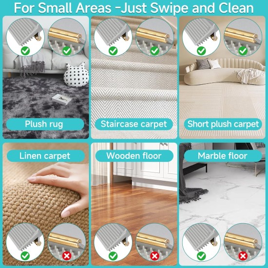 Carpet Rake for Pet Hair Removal Tool, Reusable Pet Hair Remover Broom, Dog&Cat Hair Remover Scraper Rake with 54” Adjustable Long Handle, 3 Pcs Carpet Brush Rake for Rugs, Mats, Couch, Furniture Carpet Rake for Pet Hair Removal Tool, Reusable Pet Hair Remover Broom, Dog&Cat Hair Remover Scraper Rake with 54” Adjustable Long Handle, 3 Pcs Carpet Brush Rake for Rugs, Mats, Couch, Furniture